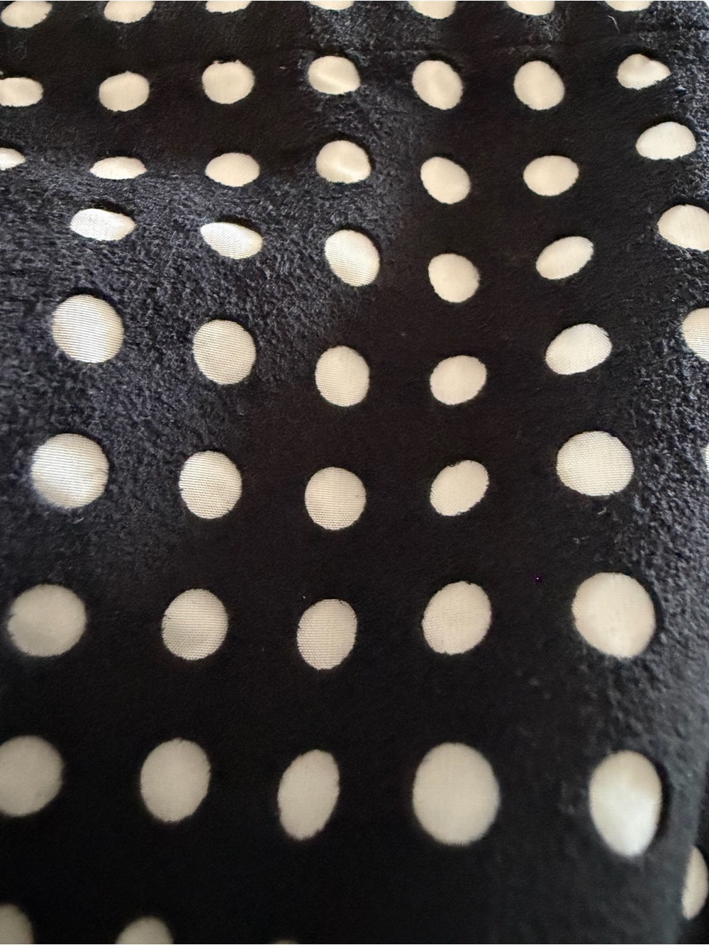 Issey Miyake Black Perforated Generic Polka Dots textured Designer - Picture 13 of 16